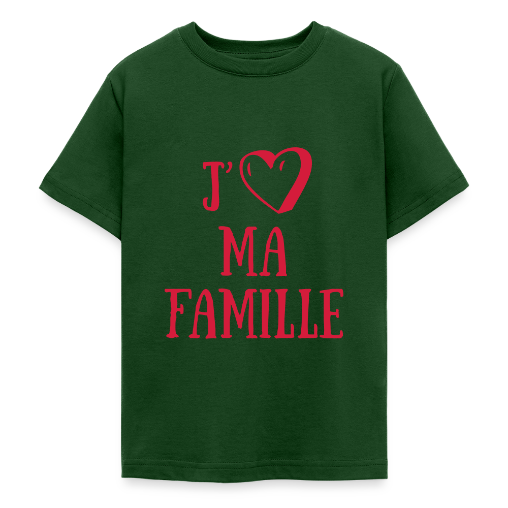 T-shirt Ado - vert forêt