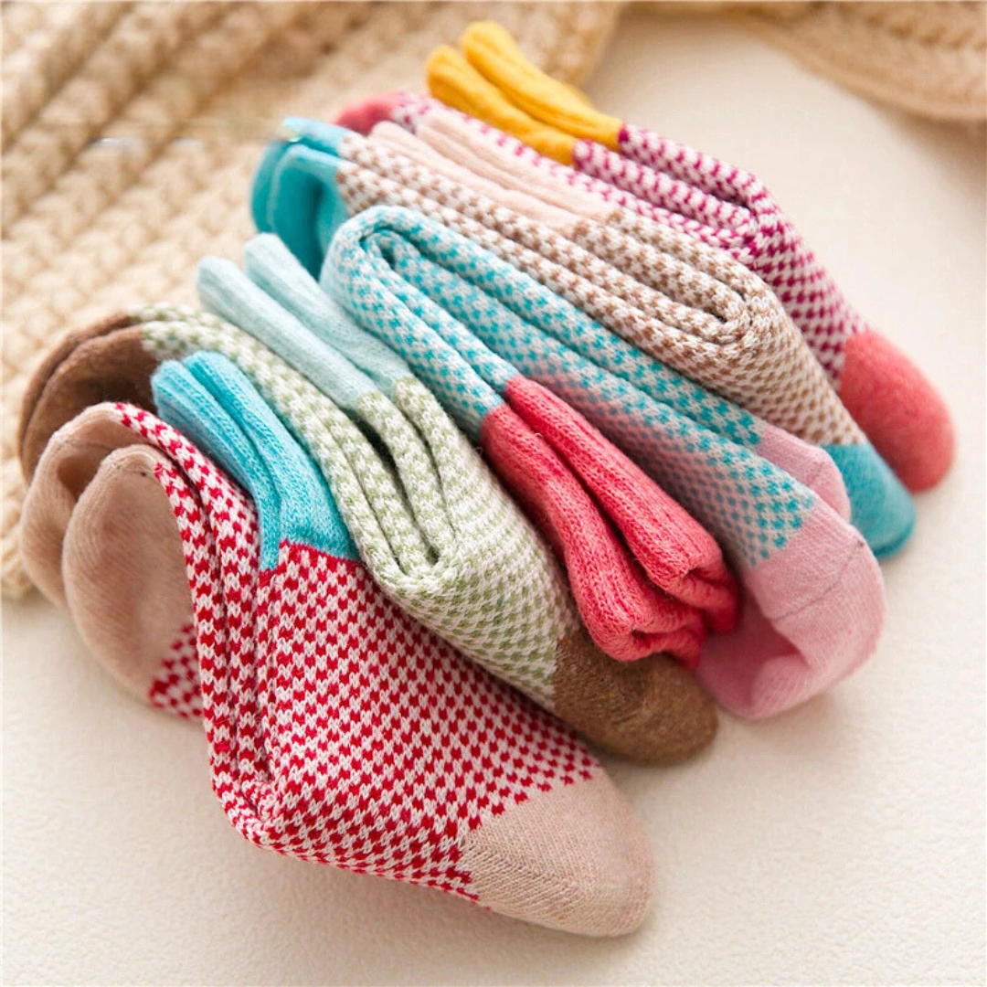 Chaussettes épaisses pour femmes 5 Paires