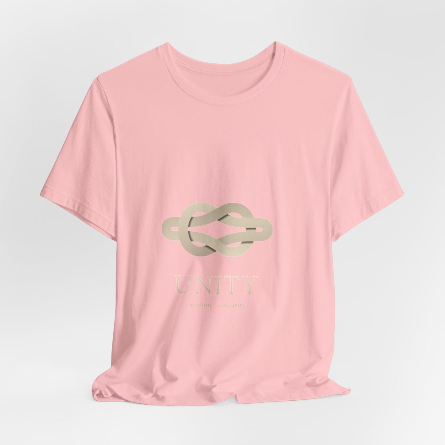Unity Knot Tee — Minimalist Neutral Graphic T-Shirt