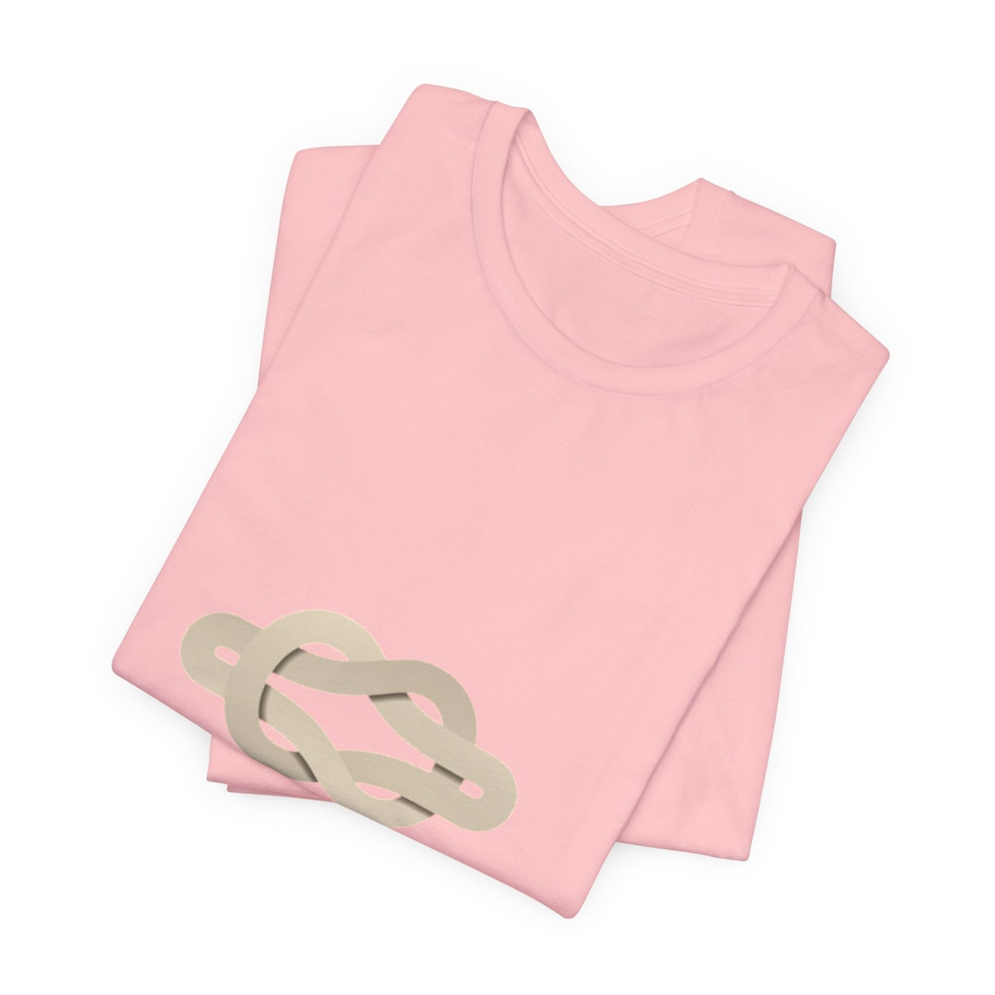 Unity Knot Tee — Minimalist Neutral Graphic T-Shirt