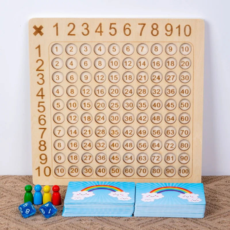 Montessori Multiextreme-Spiel aus Holz für Kinder, 99 Teile,