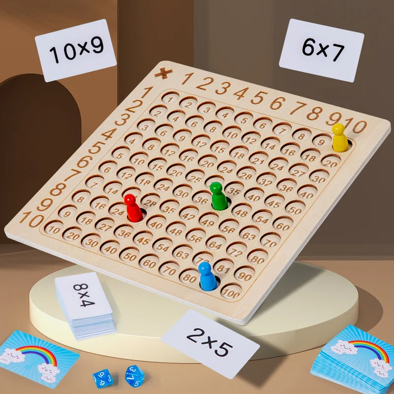 Montessori Multiextreme-Spiel aus Holz für Kinder, 99 Teile,