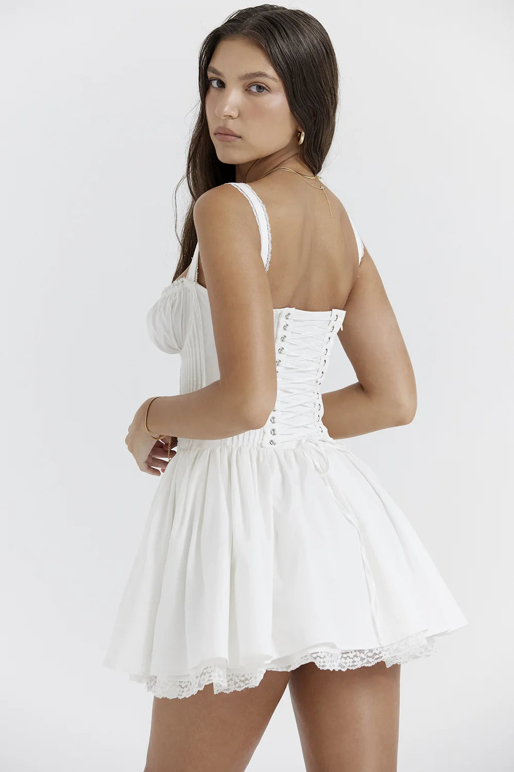 Maja Minikleid mit schmaler Taille