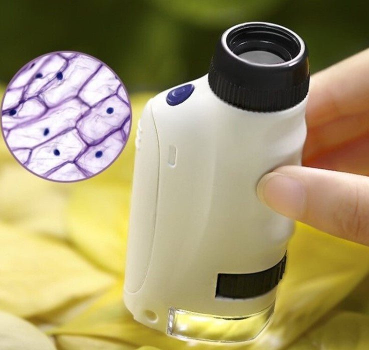 MikroLens Kit de microscope avec lumière LED pour enfants - Fentryss