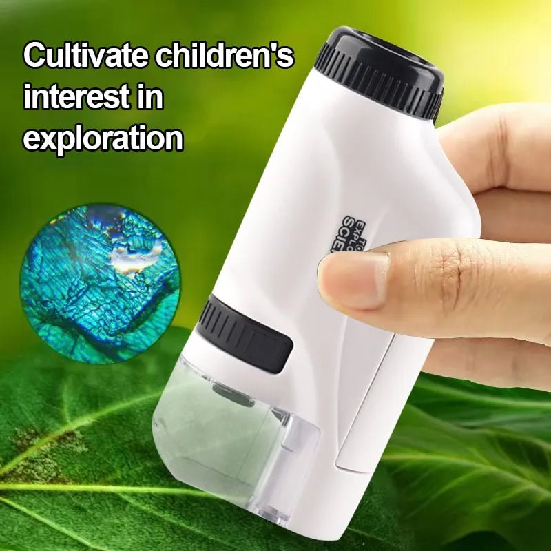 MikroLens Kit de microscope avec lumière LED pour enfants - Fentryss